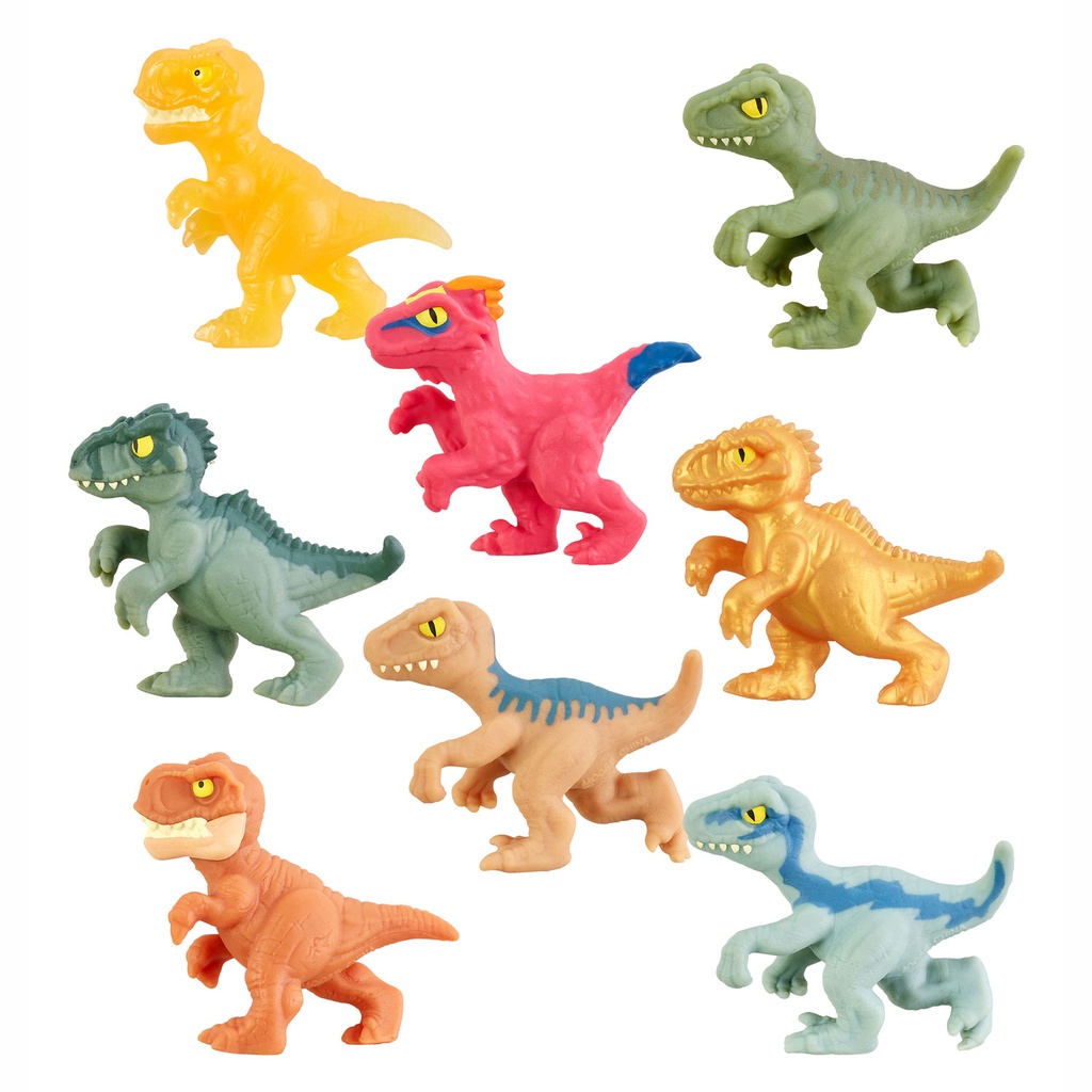 Figuras Goo Jit Zu Jurassic Worl  Dinosaurios Minis Displ/12 Surtido  4a+