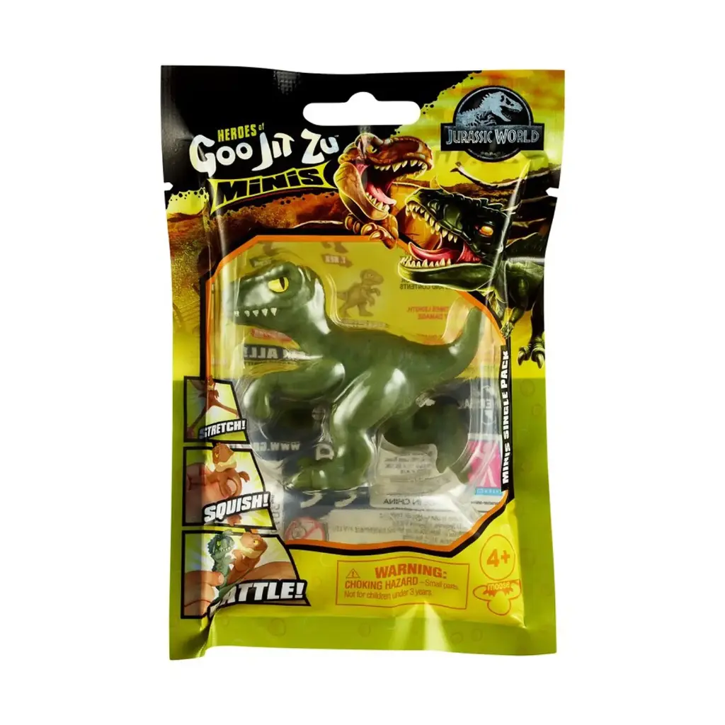 Figuras Goo Jit Zu Jurassic Worl  Dinosaurios Minis Displ/12 Surtido  4a+