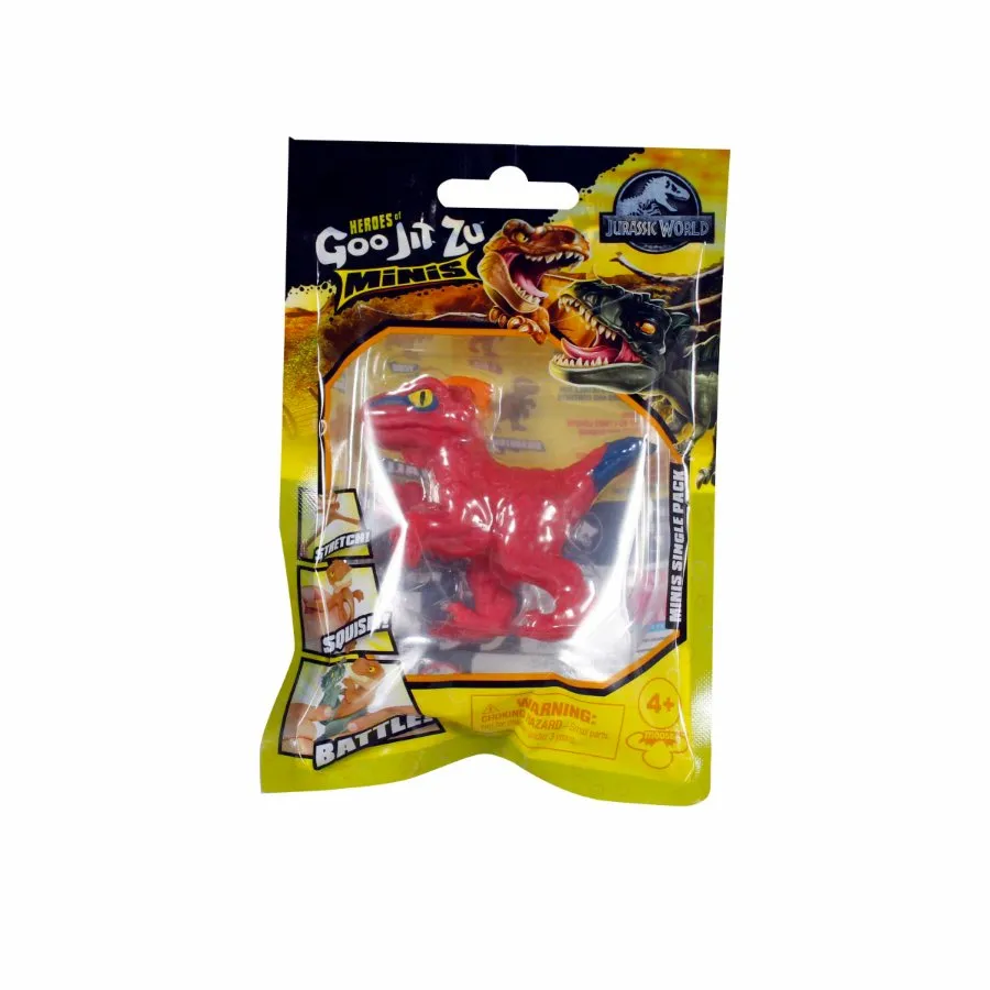 Figuras Goo Jit Zu Jurassic Worl  Dinosaurios Minis Displ/12 Surtido  4a+