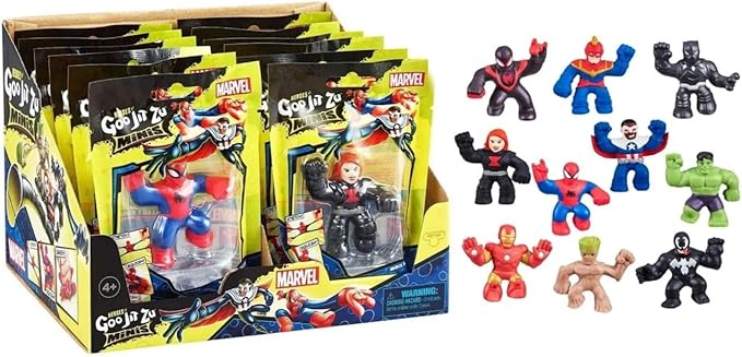 Figuras Goo Jit Zu Marvel Minis 4a+ 8 ( Surtido de 10 Se venden por separado )