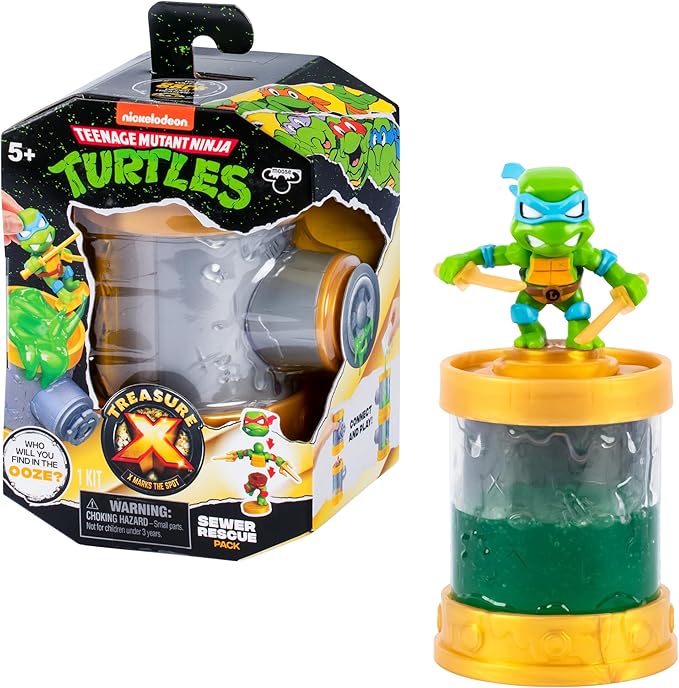 Figuras de Tortugas Ninja Treasure X Sorpresa 5a+