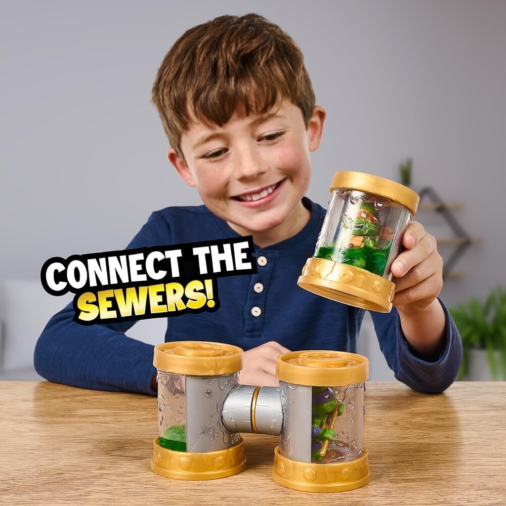 Figuras de Tortugas Ninja Treasure X Sorpresa 5a+