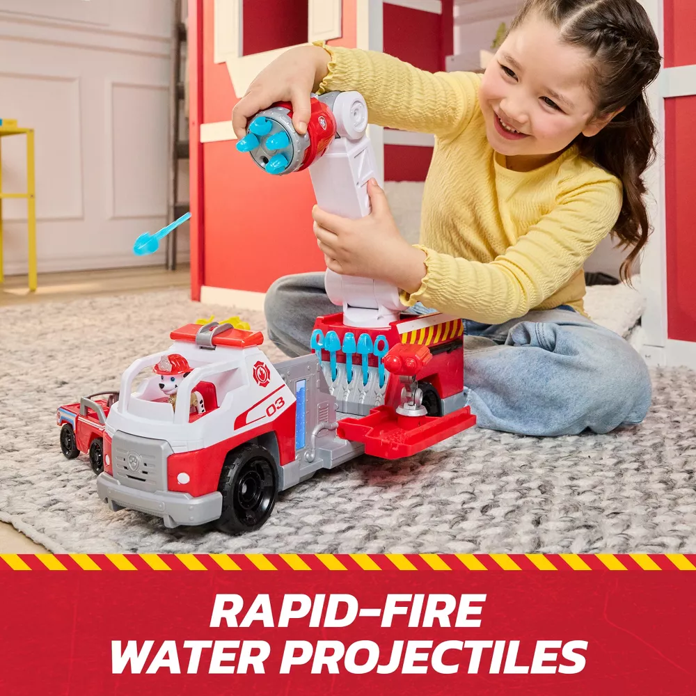 Camion Paw Patrol Fire Rescue Marshal conLuz y Sonido 3a+