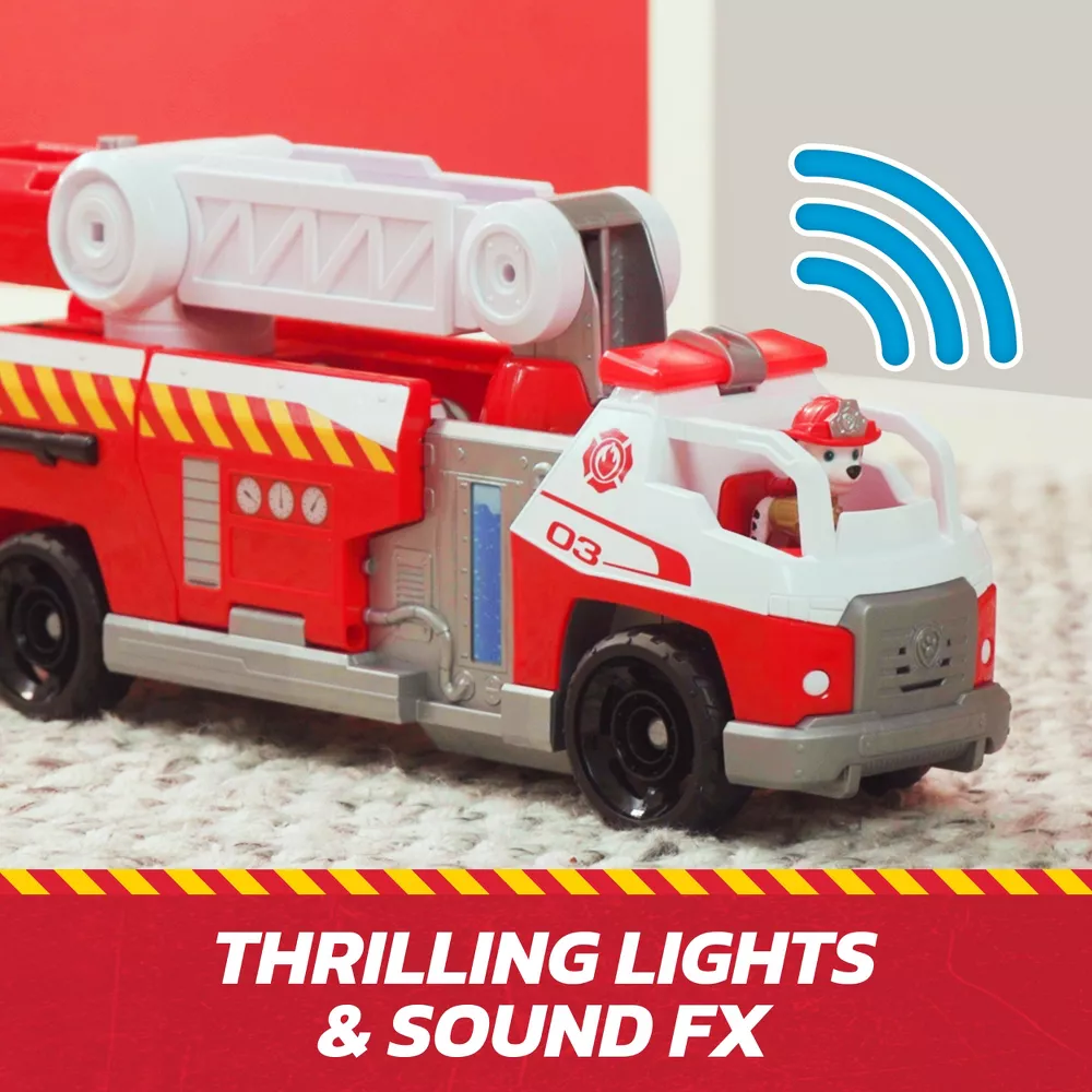 Camion Paw Patrol Fire Rescue Marshal conLuz y Sonido 3a+