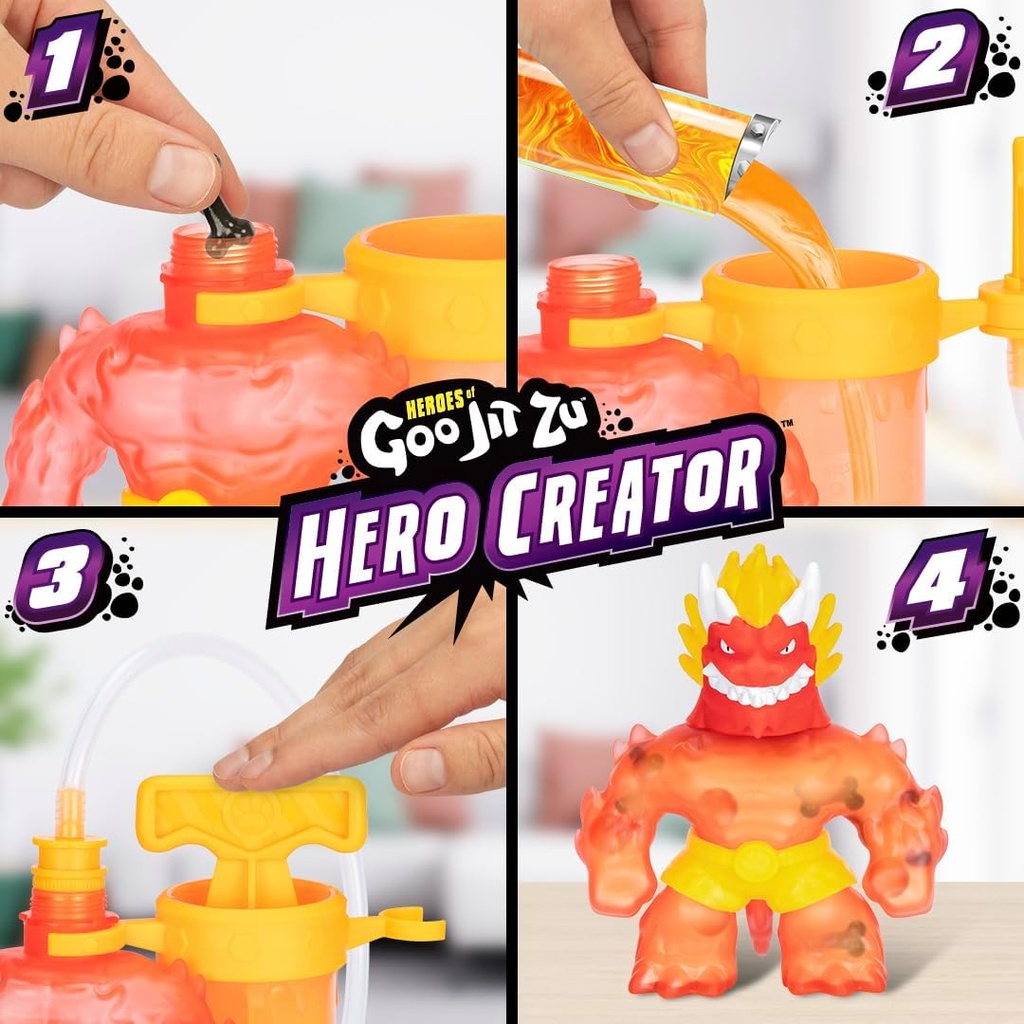Figura Heroes Goo Jit Zu Hero Creator 4a+