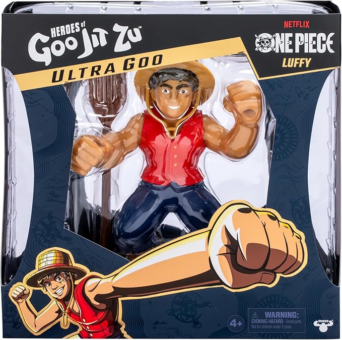 Figuras Héroes Goo Jit Zu Ultra Go One Piece Luffy 4a+