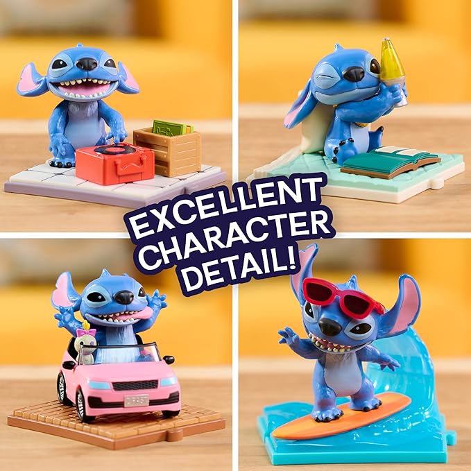 Figura Disney Stitch Momentos de la Pelicula Sorpresa 3a+