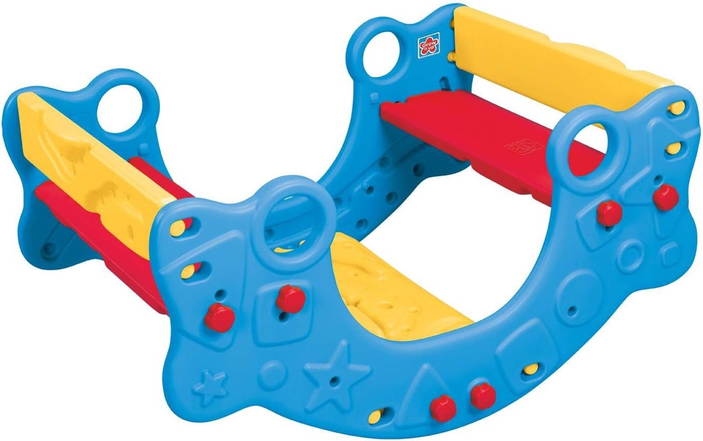 Centro de Juegos 3n1 Escalador,Balancín y Banco 3 a 5a