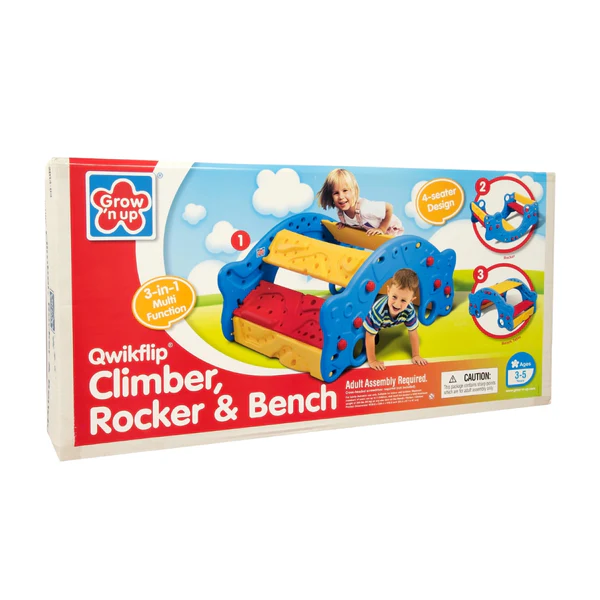 Centro de Juegos 3n1 Escalador,Balancín y Banco 3 a 5a