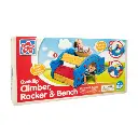 Centro de Juegos 3n1 Escalador,Balancín y Banco 3 a 5a