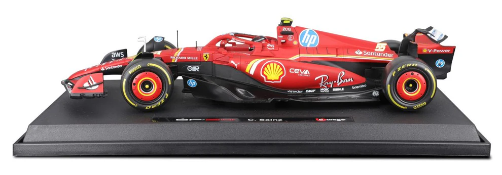 Carro Formula 1 Ferrari SF-24 C.Leclerc #16 Esc 1/18 14a+