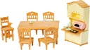 Familias Sylvanian Set de Juego de Comedor 3a+