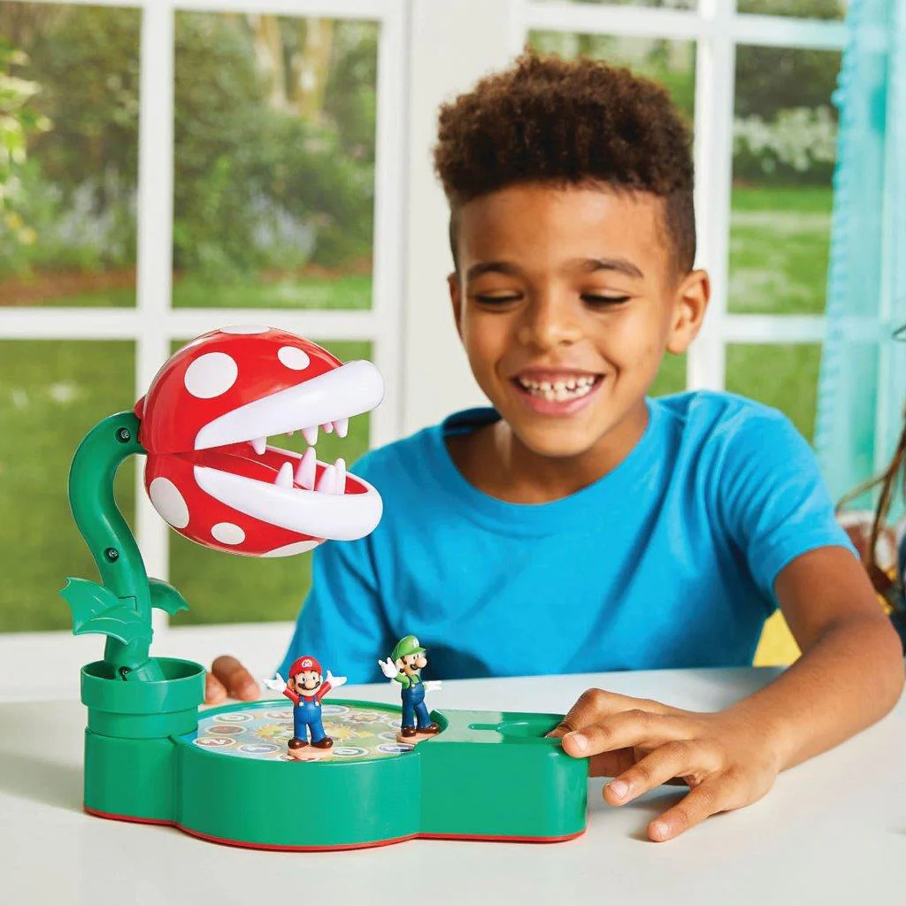 Juego de Mesa No Despiertes la Planta Piraña Super Mario  4a+