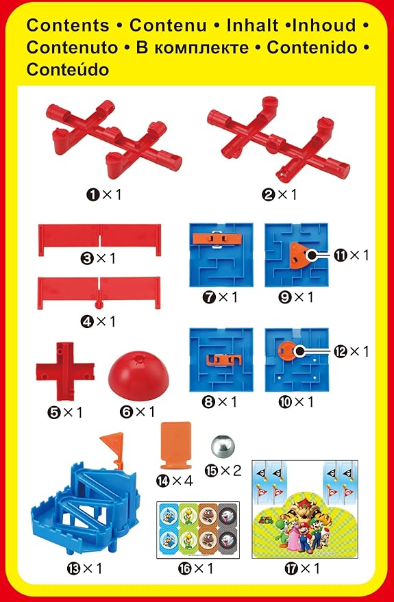 Juego de Mesa Desafío Laberinto de Super Mario 4a+