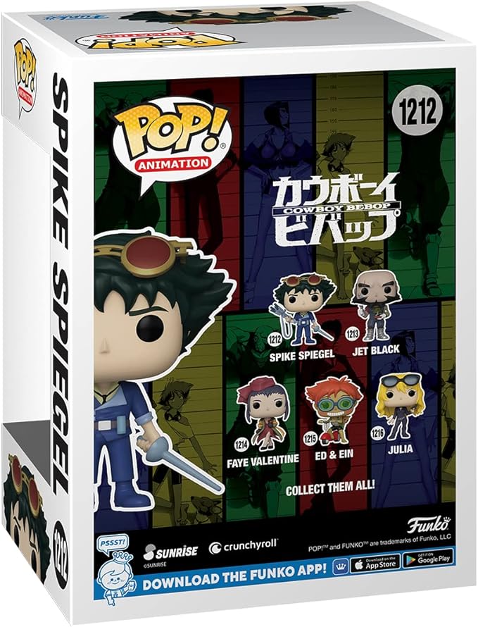 Figura Funko Pop! Cowboy Bebop (1212) Spike Spiegel 3a+
