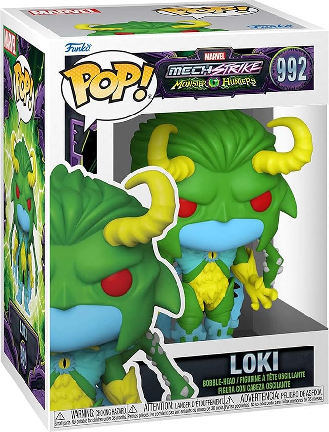 Figura Funko Pop! Marvel Monster Hunters(992) Loki 3a+