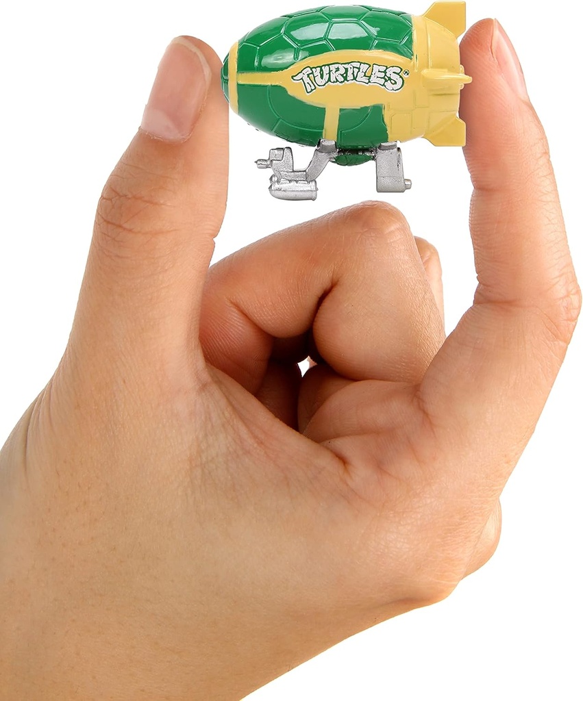 Carros Nano de Tortugas Ninja Hollywood Rides 4cm Set de 3 3a+