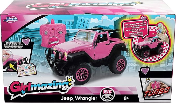 Carro R/C Jeep Wrangler Girlmazing 6a+