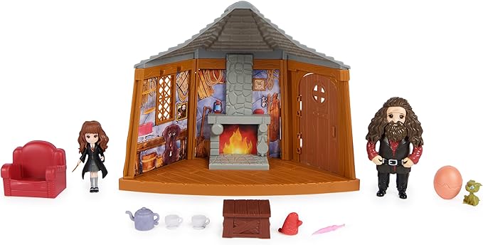 Figuras de Harry Potter con la Cabaña de Hagrid 6a+