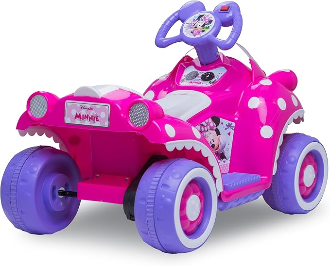 Montable Cuatriciclo Eléctrico  6 V Disney Minnie 3a+