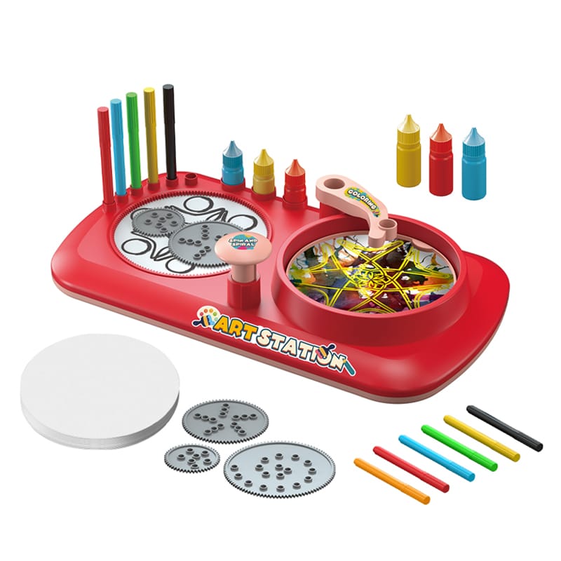 Tablero De Dibujo Con Arte Giratorio (455152)