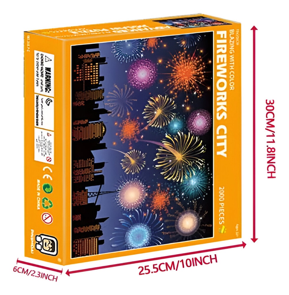 Rompecabezas de la Ciudad de los Juegos Artificiales 2000Pzs 14a+