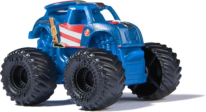 Carros Monster Jam Marvel Minis 3a+ Set de 3