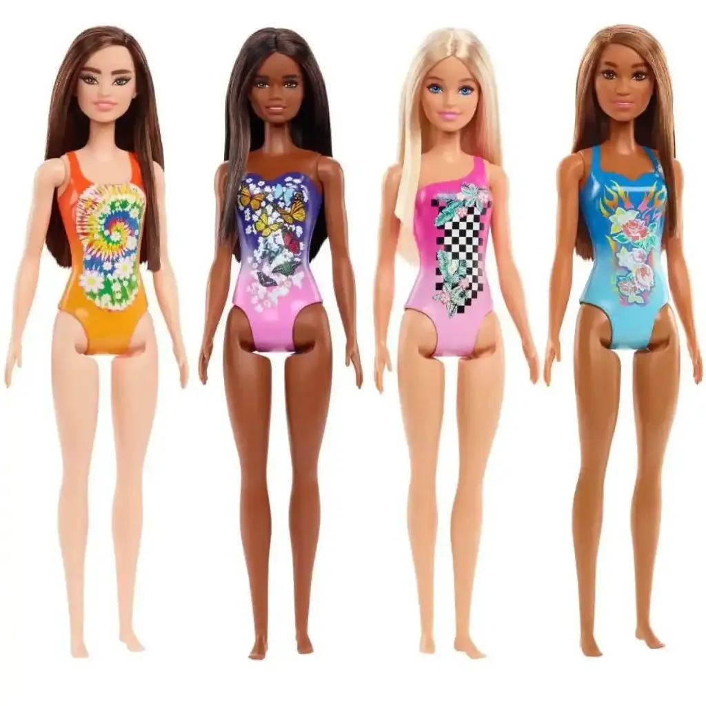 Barbie y Ken en Traje de Baño 3a+ ( Se Venden por separado )