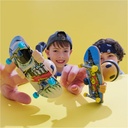 Patinetas Tech Deck con Figuras Set de 2 / 5a+ ( Surtido de 4- Se veden por separado )