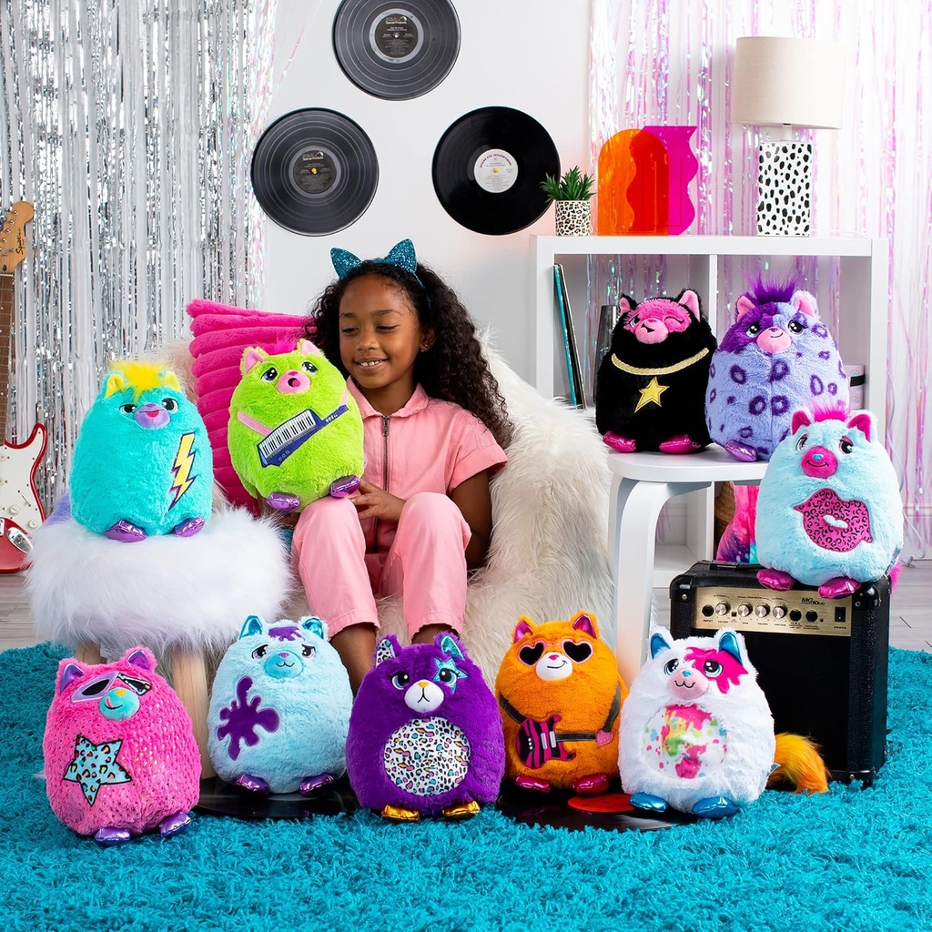 Peluches Squeezed Misfittens Gatos Grandes En Espacios Pequeños Sorpresa 4a+