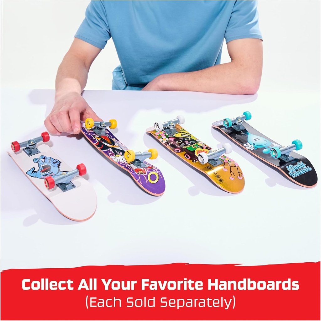 Patineta Tech Deck de Mano Santa Cruz 6a+