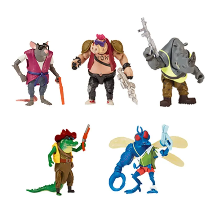 Figuras Mini de las Tortugas Ninja Set de 4 4a+ ( Surtido de 2 - Se Venden por separado )