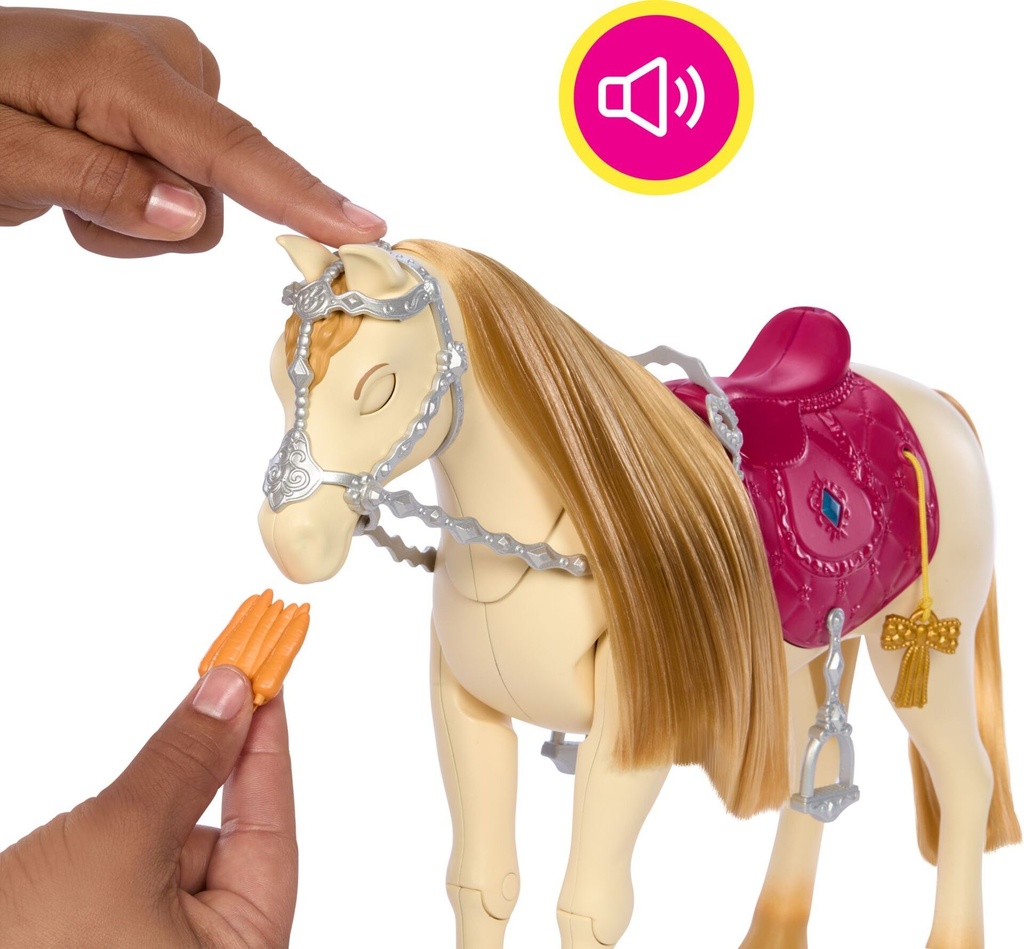 Caballo Barbie con movimiento y sonidos 3a+