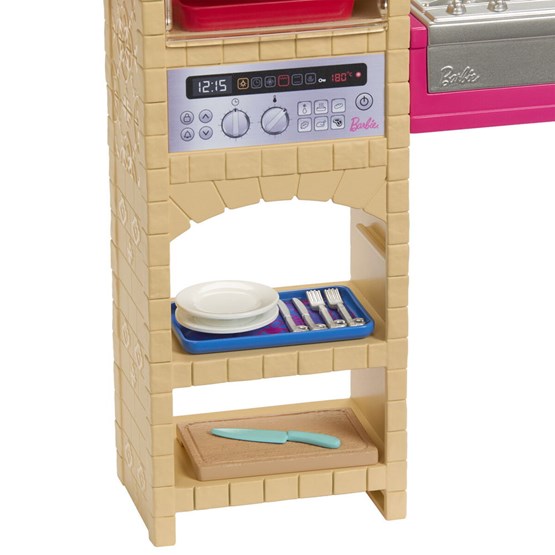 Muñeca Barbie Teresa Cratu Cocina 20Pzs 3a+