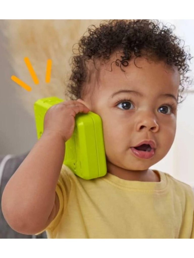 Fisher Price /  Ríe y Aprende Juguete para Bebés Smartphone Deluxe de Aprendizaje Verde 936m
