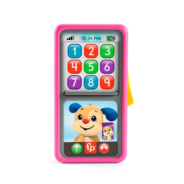 Fisher Price /  Ríe y Aprende Juguete para Bebés Smartphone Deluxe de Aprendizaje Rosa 936m