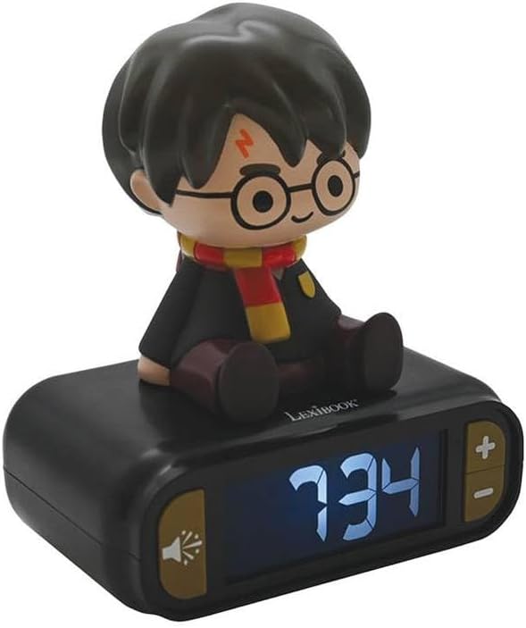 Reloj Despertador con Luz Nocturna y Sonido Harry Potter