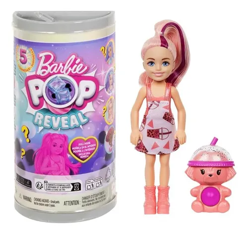 Muñeca Barbie Pop Reveal con 5 Sorpresas 3a+