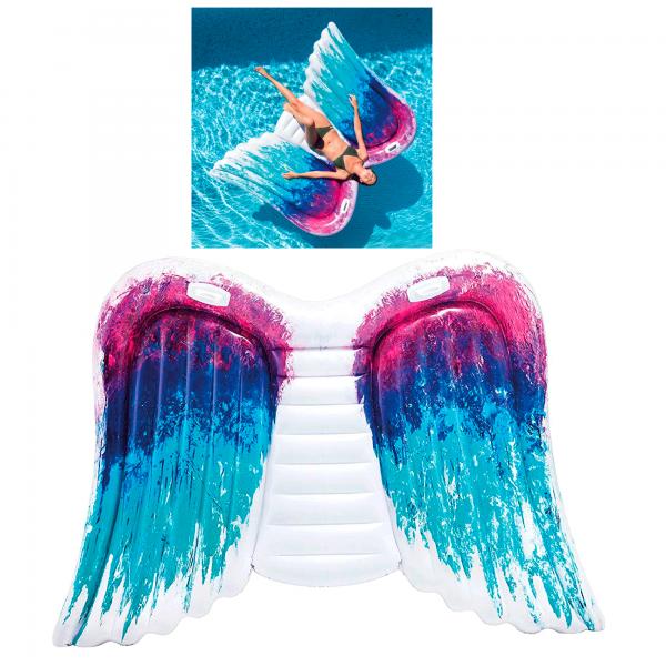 Colchon Inflable para Piscina Alas de Ángel 2.51mx1.60m