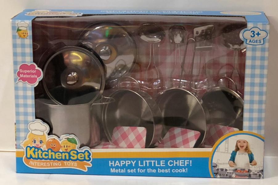 Utensilios de Cocina de Metal Feliz Pequeño Chef 3a+ (438360)