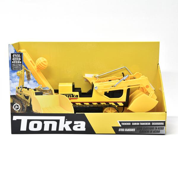 Excavadora de Zanjas Tonka Clásica de Metal 3a+