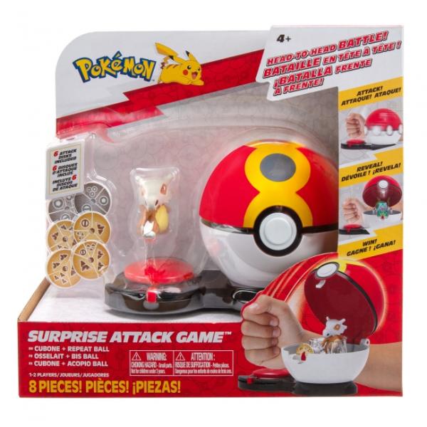 Pokémon Juego Ataque Sorpresa Pokébola y Figura Surt/3 4a+