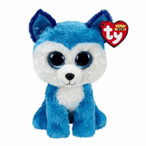 Peluche Beannie Boos Pequeño Husky Celeste Prince Regular