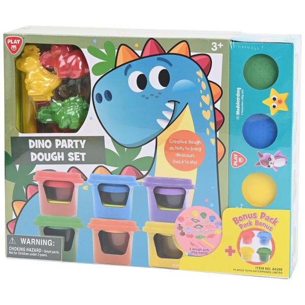 Set de Plasticina con Moldes de Dinosaurios 3a+