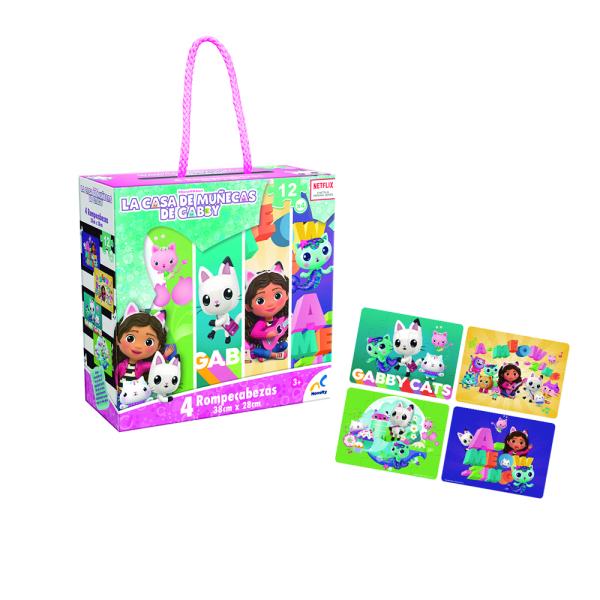 Rompecabezas de la Casa de Muñecas de Gabby Set/4 3a+(039684)