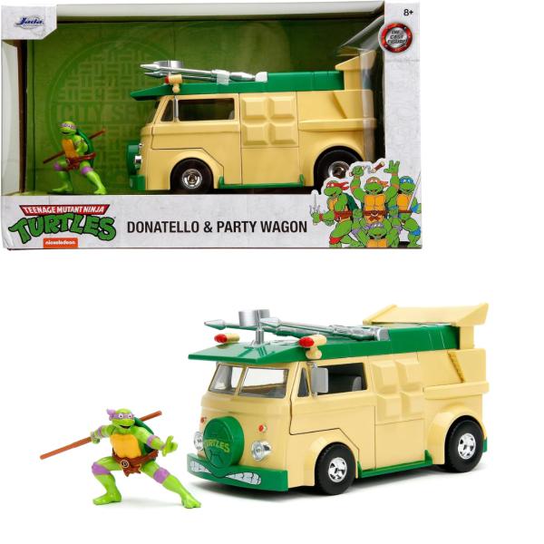 Carro Tortugas Ninja con Figura Esc:1:248a+