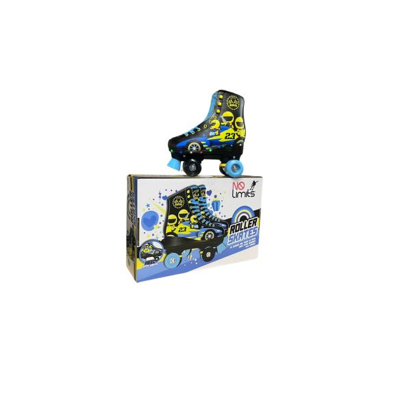 Patines de 4 Ruedas Luminosos de Carreras Talla#32 (457286)