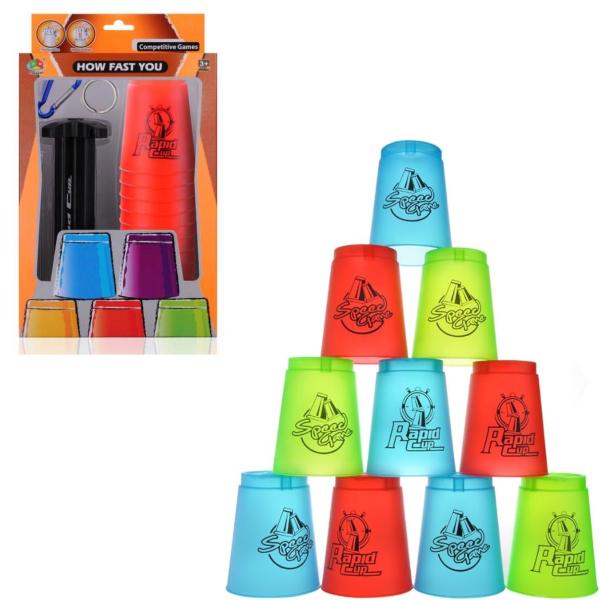 Juego de Mesa de Vasos Rápidos Surt/4 3a+ (456906)
