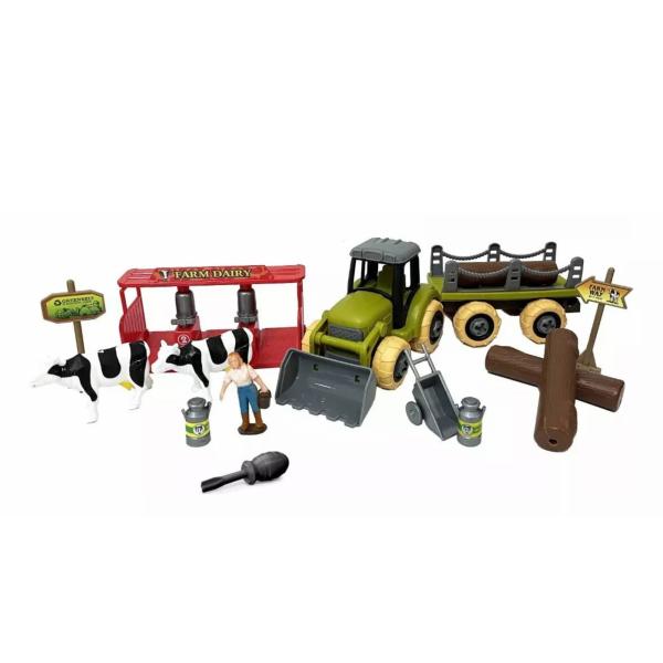 Tractor Chapulin con Set de Granja 9 pzs 3a+ (455664)