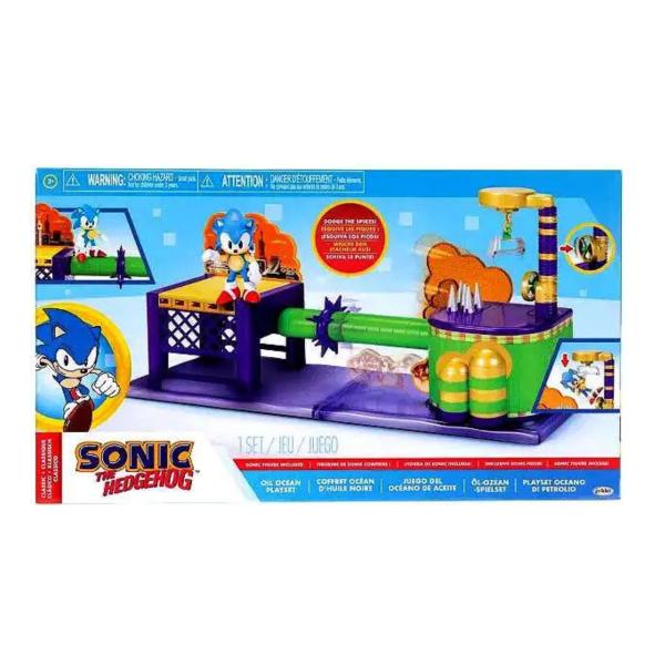 Set de Juego del Óceano de Aceite de Sonic Hedgehog 3a+
